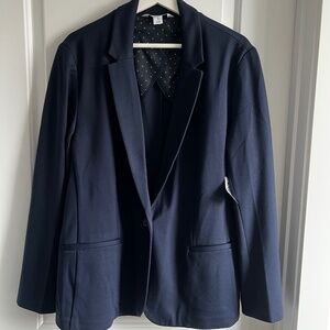 New Old Navy Stretch Blazer in Navy